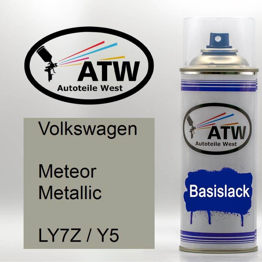 Volkswagen, Meteor Metallic, LY7Z / Y5: 400ml Sprühdose, von ATW Autoteile West.